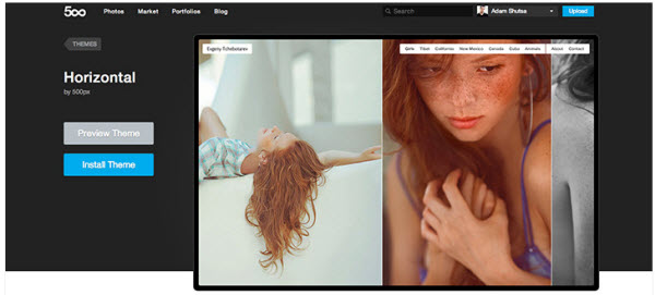 Nuevos portfolios de 500px