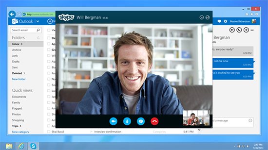 Skype en Outlook.com
