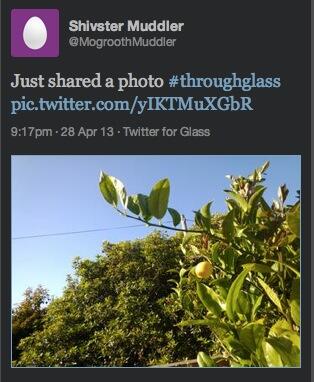 Una foto via Google Glass Una foto via Google Glass