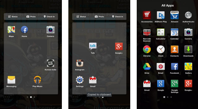 Una muestra de Facebook Home Una muestra de Facebook Home