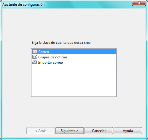 Asistente de configuracion