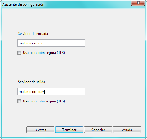 Configuracion avanzada Configuracion avanzada