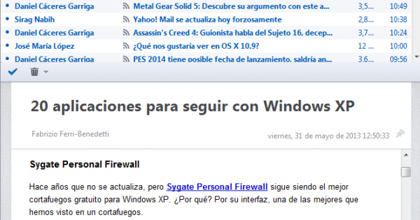 Lector RSS Lector RSS
