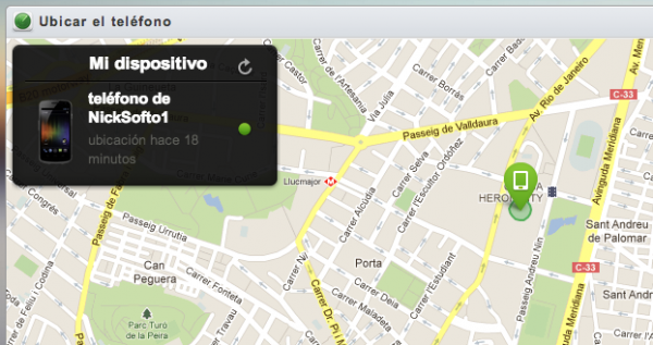 AirDroid Ubicación Teléfono