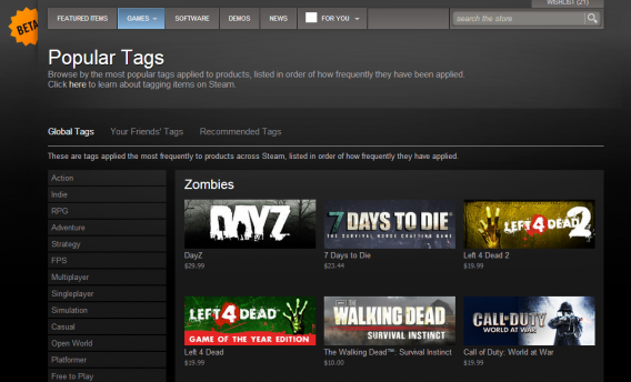 steam tags