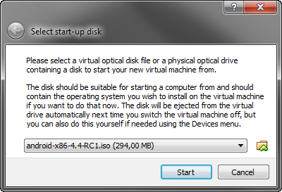 Android ISO for VirtualBox