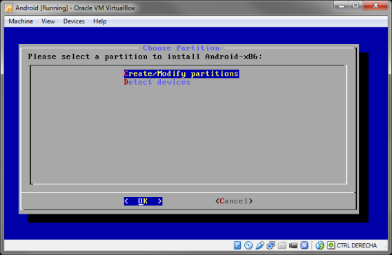 Create partition