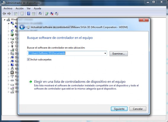 Hay otra opción para actualizar los drivers de forma manual-