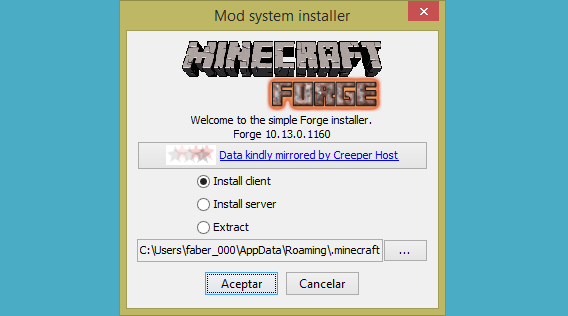 Minecraft Forge Install