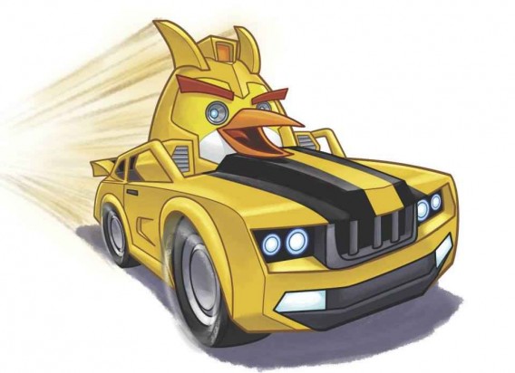 Bird Bumblebee transformed - Copy