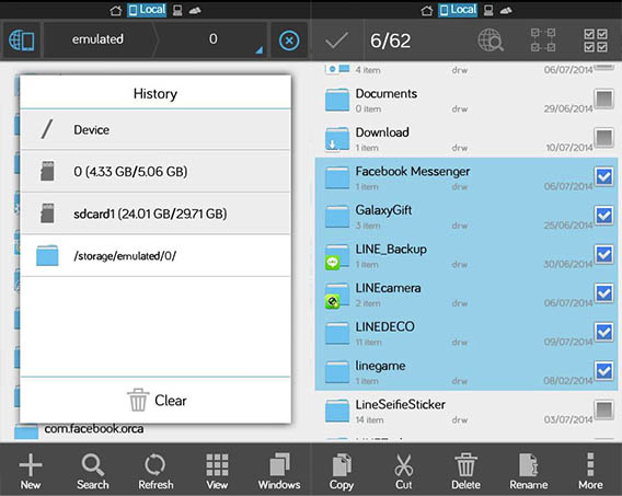 Borrar ES File Explorer