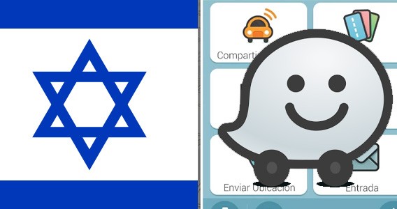 Waze app Israel
