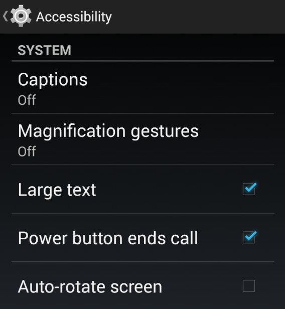Android Accessibility