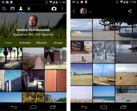 Flickr para Android
