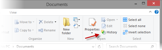 Historial de archivos - File history
