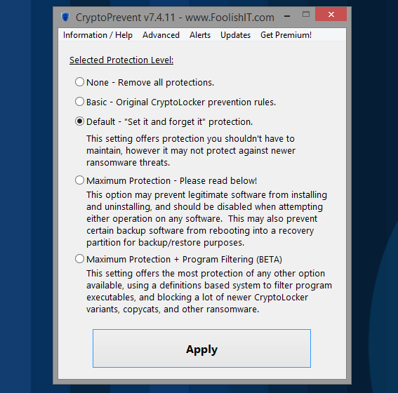CryptoPrevent
