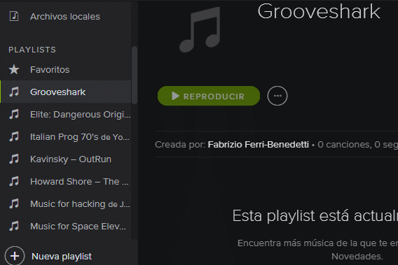 Pegando datos de Ivy en Spotify