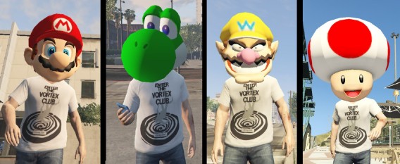 Contenido del nuevo mod de Mario para GTA 5