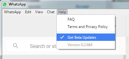 beta updates actualización whatsapp