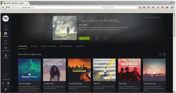 spotify-browser