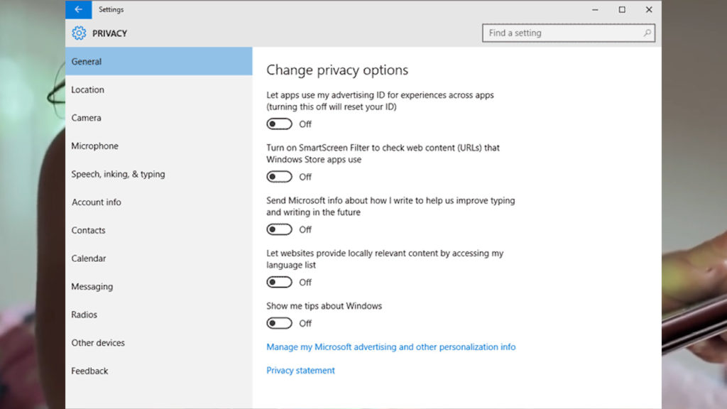 intrusivo windows 10 privacidad