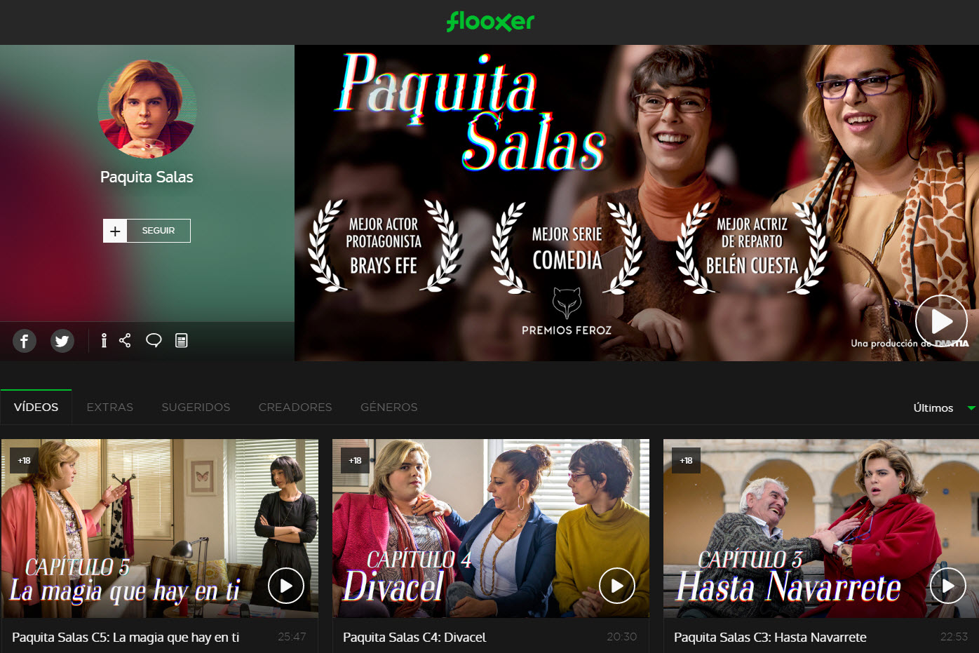 ver paquitas salas online gratis