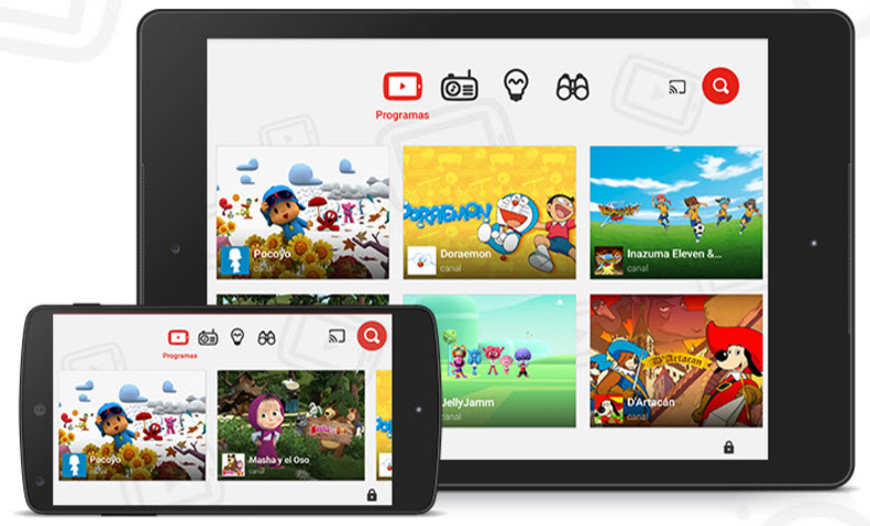 youtube-kids películas y series gratis para niños