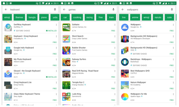 google-play-filtros