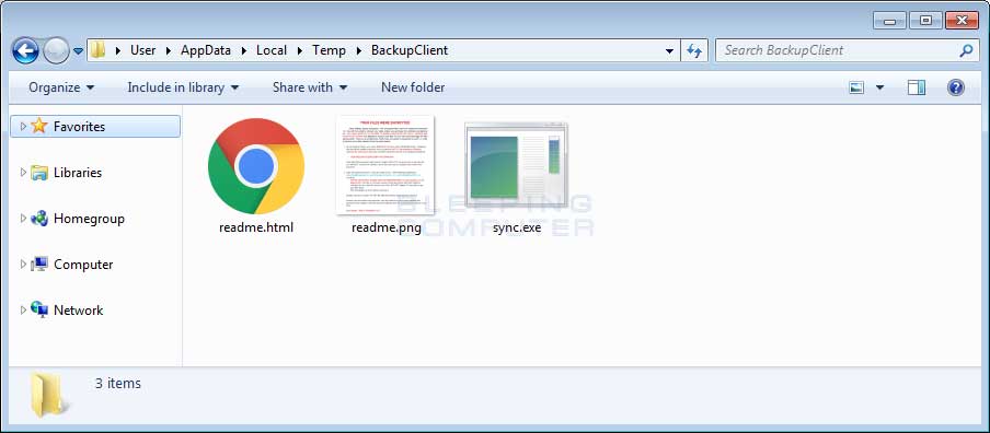 backupclient-folder