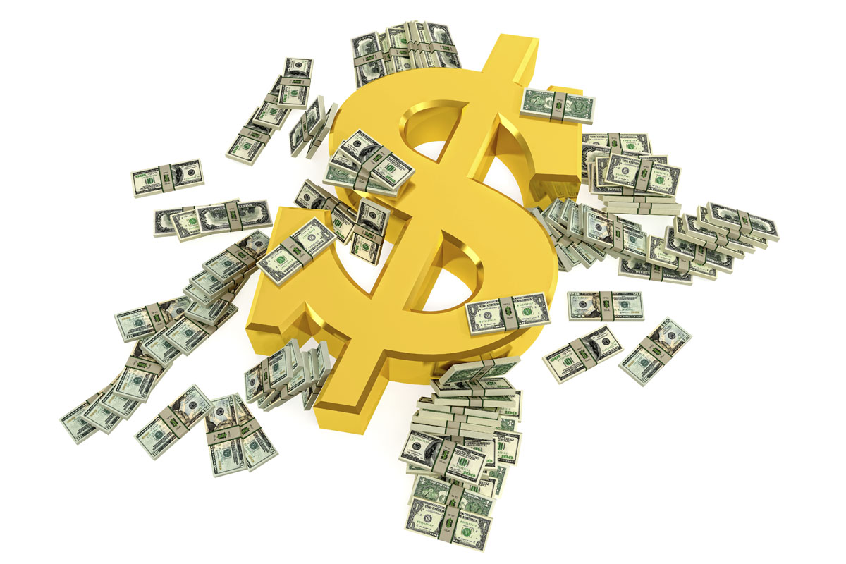 Golden Dollar Sign
