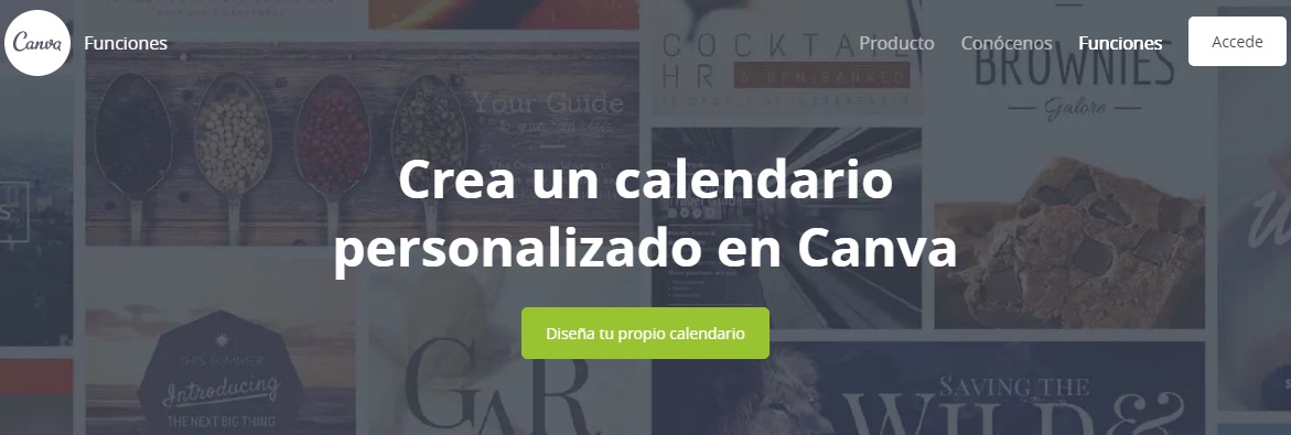 calendarios personalizados canvas