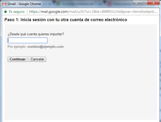 pasos para importar contactos a gmail