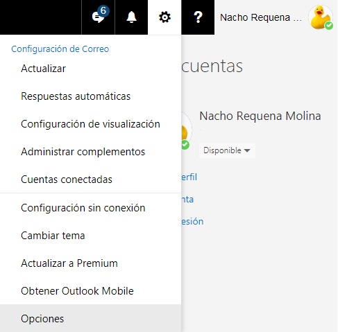 importar contactos a hotmail