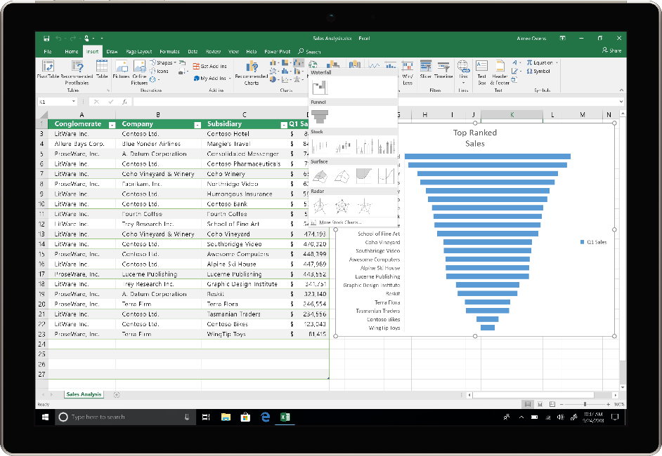 Gráficas en Excel