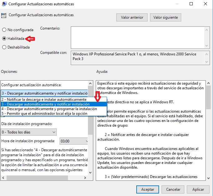Cómo desactivar las actualizaciones de Windows 10