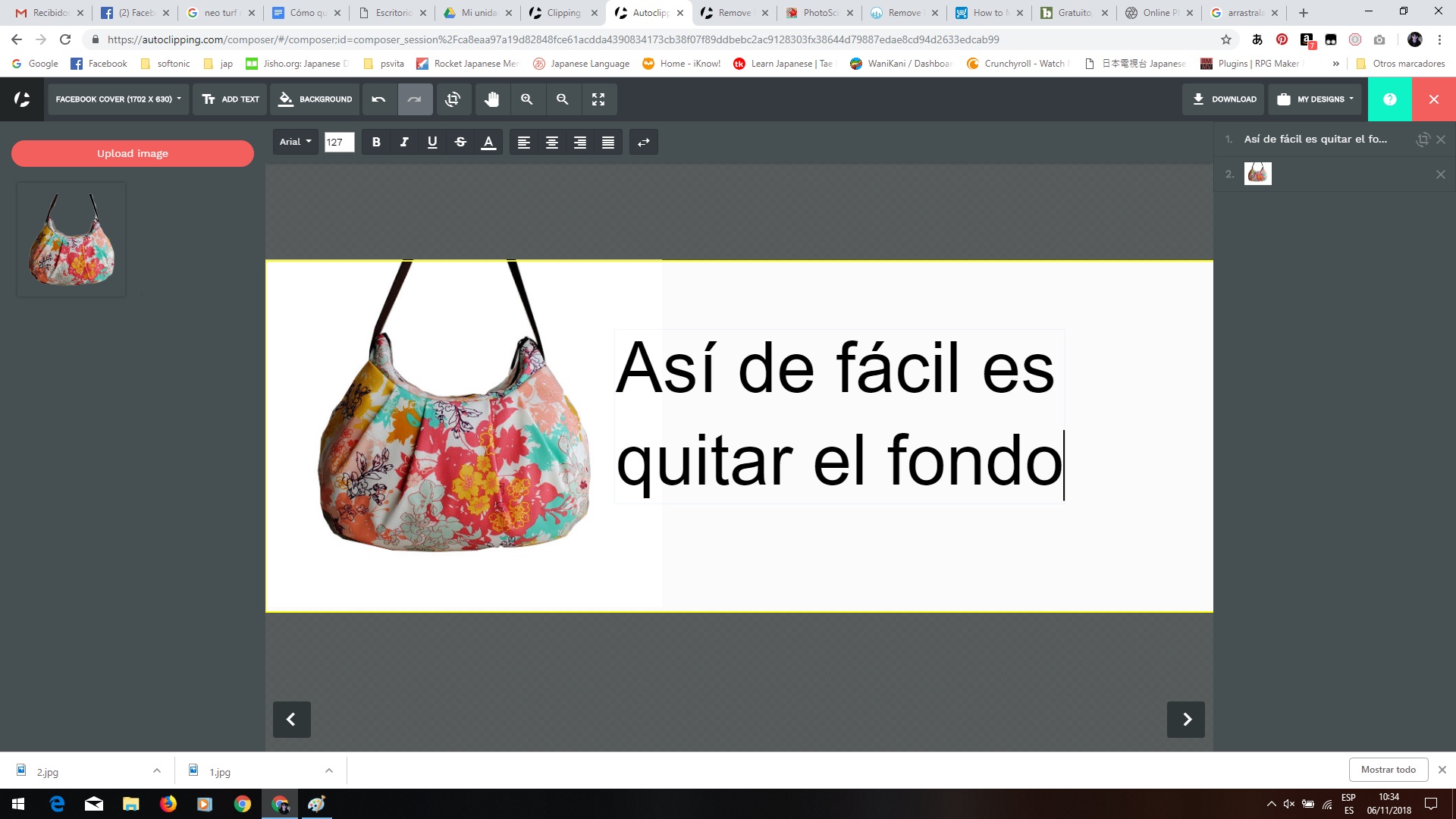 Cómo quitar el fondo a una imagen online