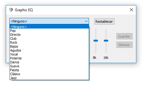 Alternativas al ecualizador de audio de Windows 10