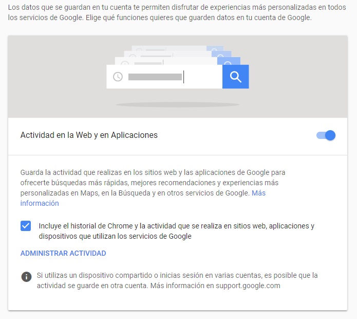 Cómo evitar que Google nos rastree en todo momento