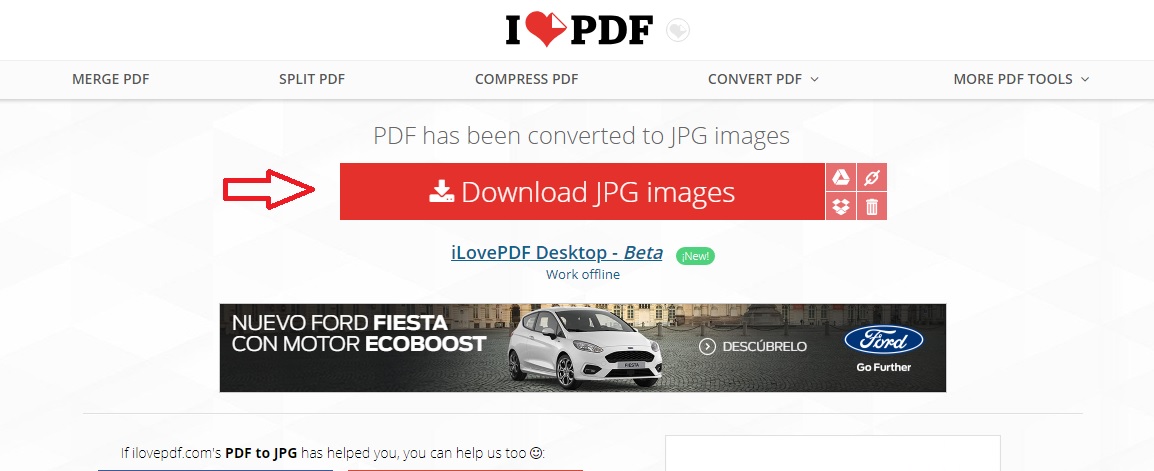 Cómo convertir un documento PDF a JPG