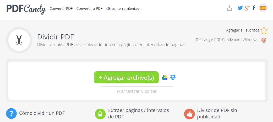 Cómo dividir un archivo PDF