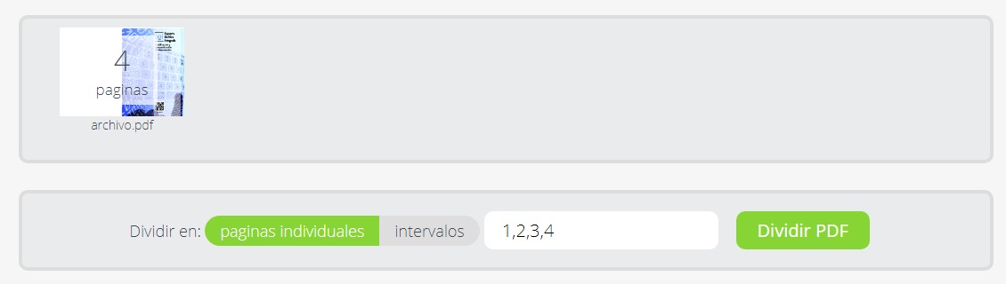 Cómo dividir un archivo PDF