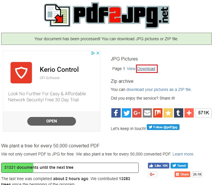 Cómo convertir un documento PDF a JPG