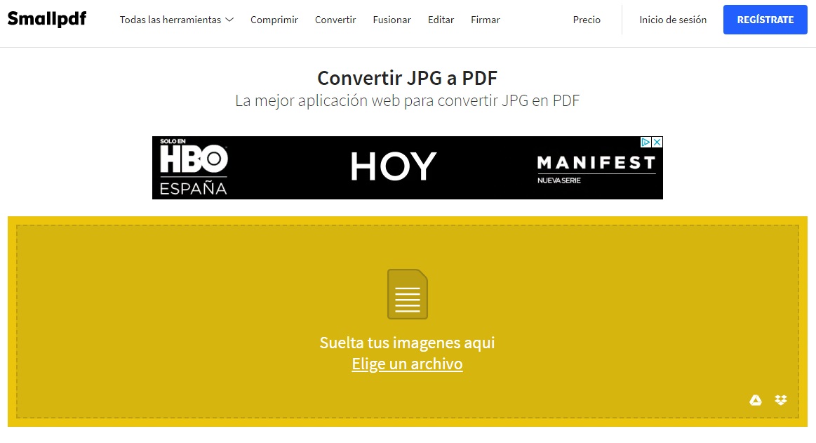 Cómo convertir una imagen JPG a PDF