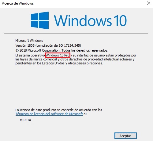 Cómo saber qué Windows tienes instalado
