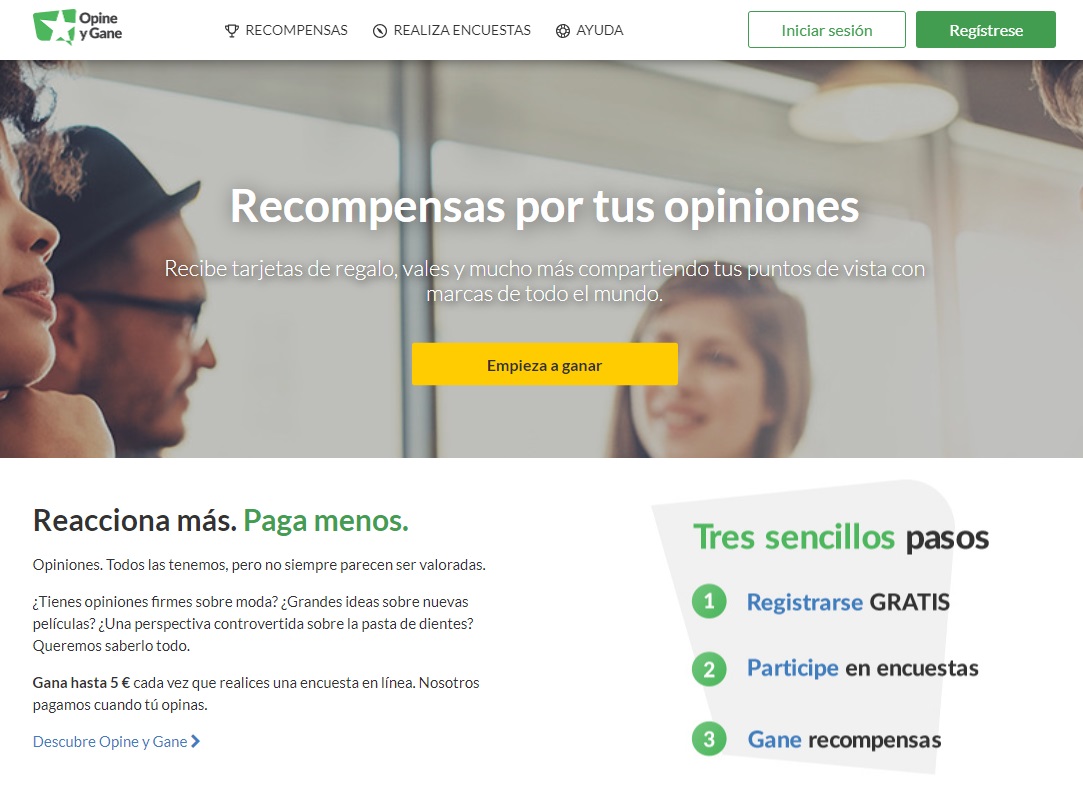 4 páginas fiables para ganar dinero haciendo encuestas