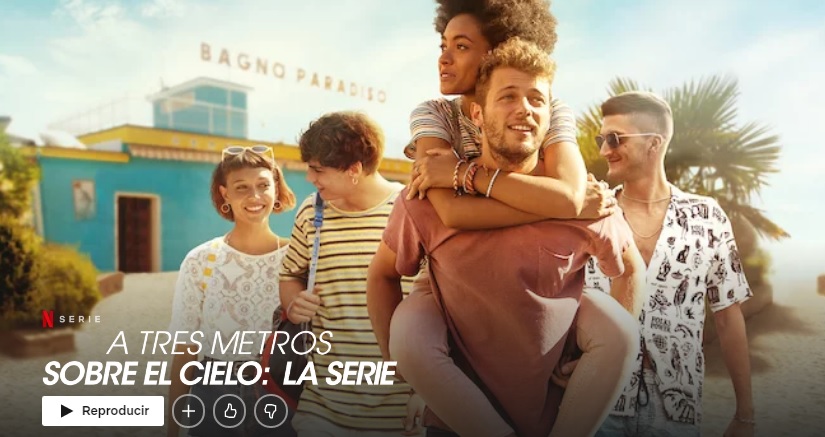 A tres metros sobre el cielo