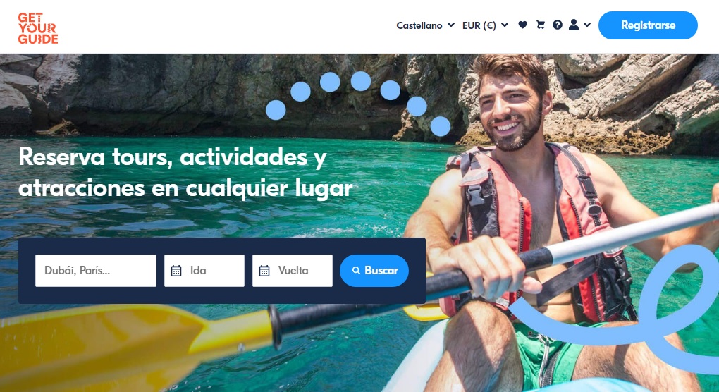 Web de GetYourGuide