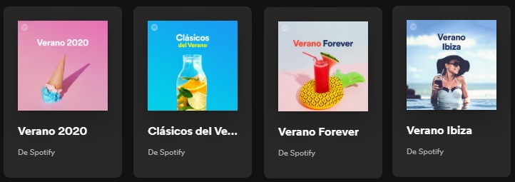 Playlist verano de Spotify