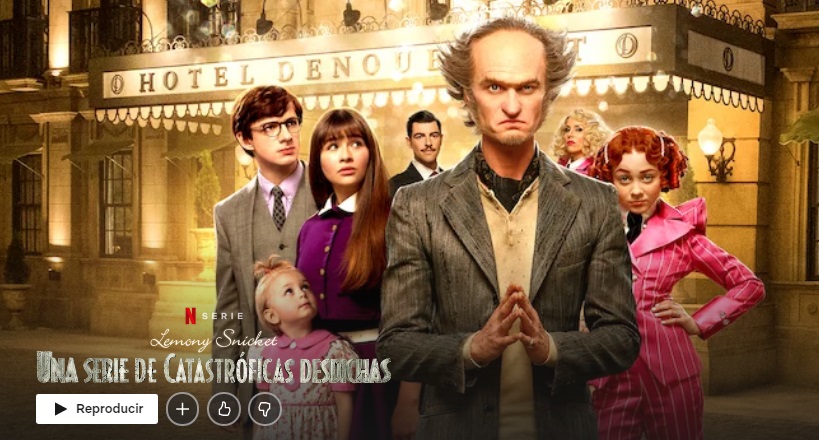 Una serie de catastróficas desdichas en Netflix