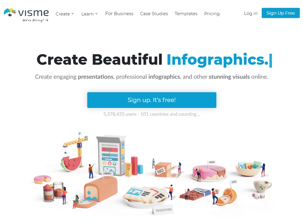 Home of Visme